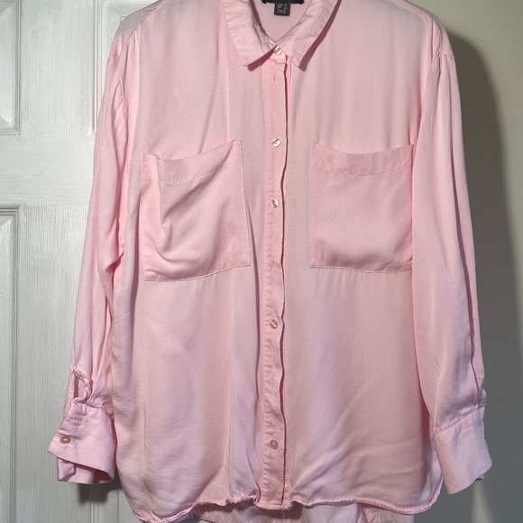 Pink Oversized Shirt - Picture 2 of 3